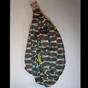 Kavu Sling Rope Bag Peacock Feathers